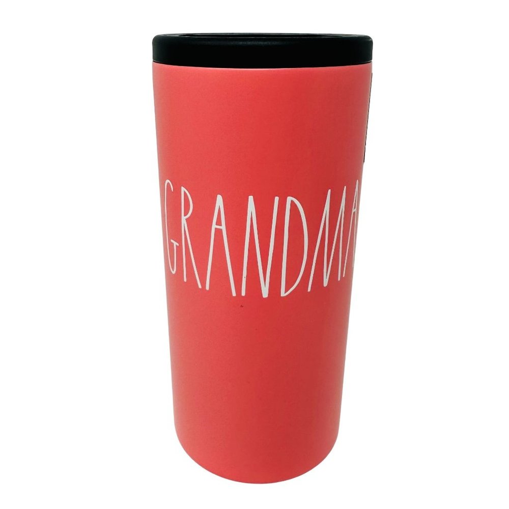 Rae Dunn GRANDMA Slim Can Cooler Insulated Stainless Steel